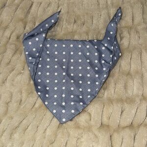 Pet wear Blue & white Polka Dot pet Bandana/scarf. New